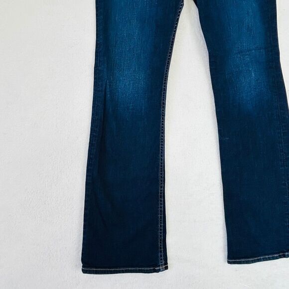BIG STAR Mid Rise Boot Jeans Size 31 Hazel Regular Indigo Slimming - Picture 3 of 16